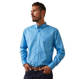 Ariat Lake Fitted Shirt Blue Grotto