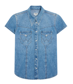Wrangler Denim SS Stylized Western Shirt