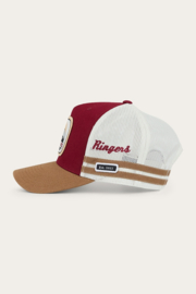 Ringers Western Big Rig Trucker Cap Wine/Brown