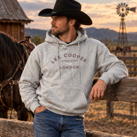 Lee Cooper Hoodie Junior Grey