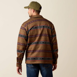 Ariat Caldwell Printed Shirt Jacket Toffee Serape