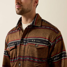 Ariat Caldwell Printed Shirt Jacket Toffee Serape