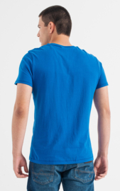 Wrangler Logo Tee - Nautical Blue
