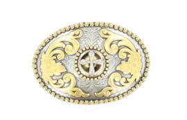 Nocona Oval Floral Buckle