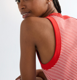 Wrangler Ringer Tank Flame Scarlet