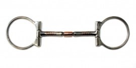 Billy Allen D-Ring Snaffle – Copper Roller