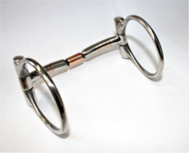 Billy Allen D-Ring Snaffle – Copper Roller