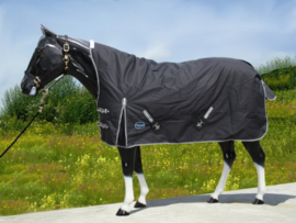 "TOUGH HORSE" - Rain Winter Blanket - HALF NECK - 300gr