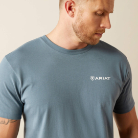 Ariat Eagle Rock T-Shirt Light Denim