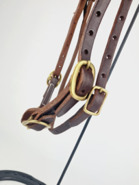 Trainingsheadstall Browband Buckle Ends