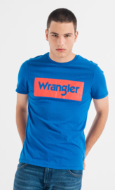 Wrangler Logo Tee - Nautical Blue