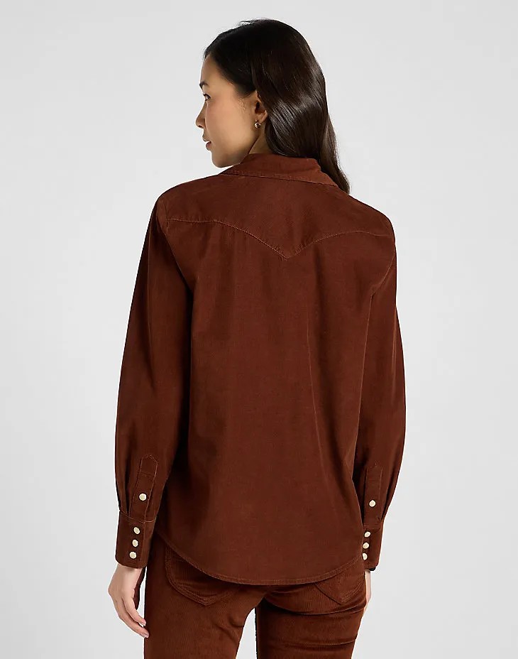 Lee Regular Western Shirt Luxe Brown