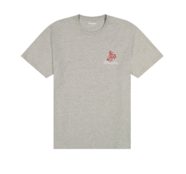 Wrangler T-Shirt Embroidery Grey