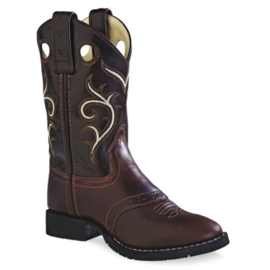 Old West Jama Brown Kids Boots