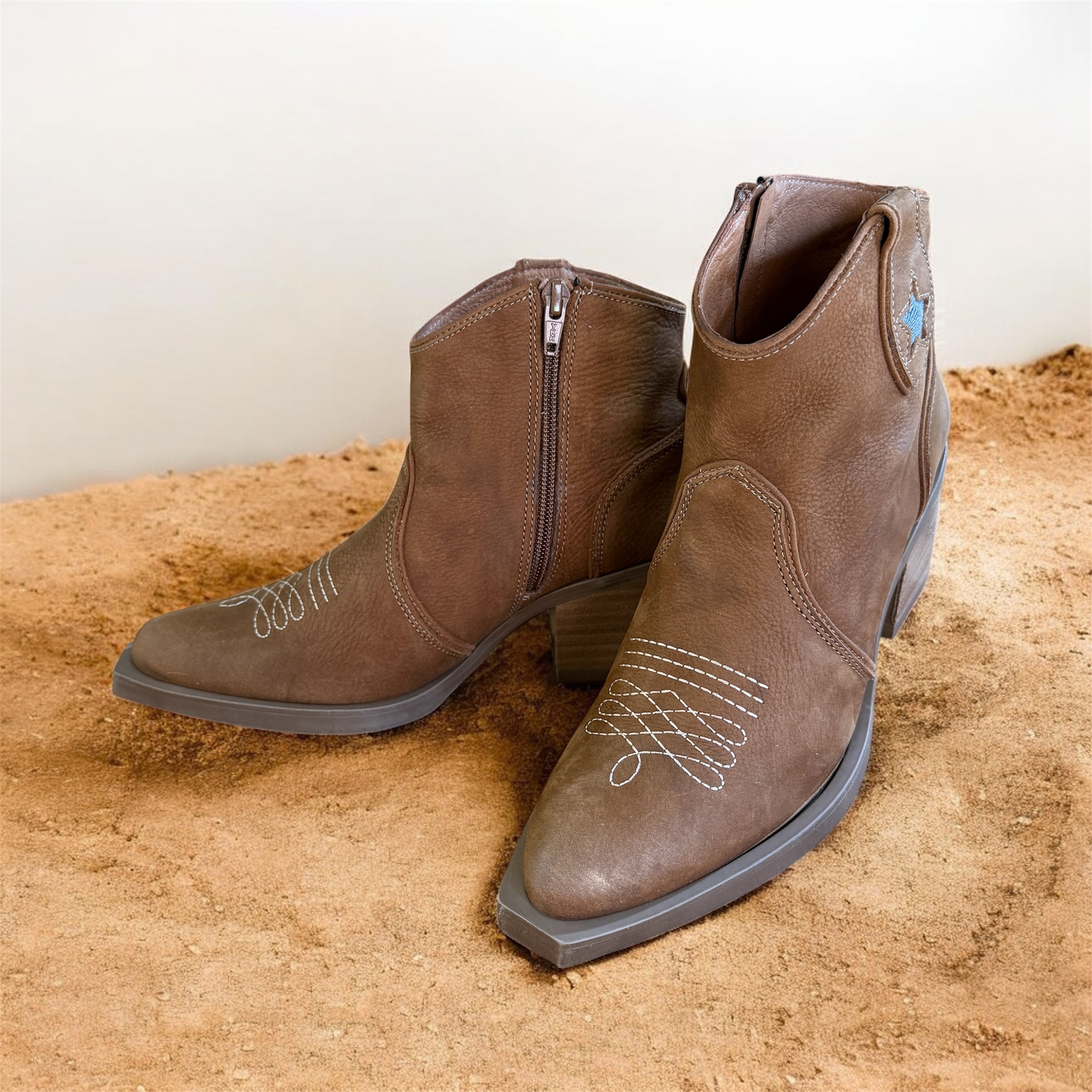 Nemonic Boho Cuero Ladies Western Boots