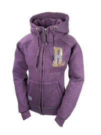 Ranchgirls Hooded Jacket "SHINY" PotentPurple Melange