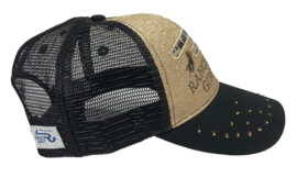 RANCHGIRLS Black & Gold Glitter (PONYTAIL-Cap)