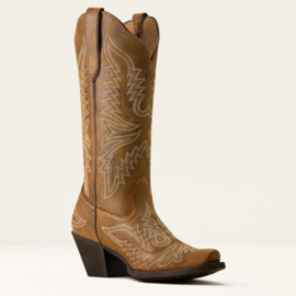 Ariat Round Up Collins Brown Bomber D Toe Ladies Western Boots