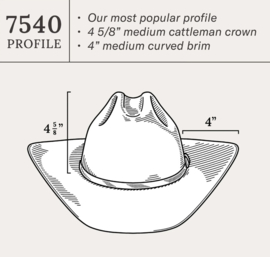 Stetson Corral 4xxxx Chocolate