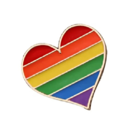 Pin ''rainbow heart''
