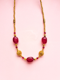 Ketting red stones ✧Jasmijn✧