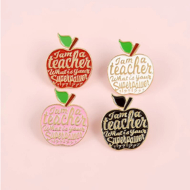 Pin ''teacher'' pink