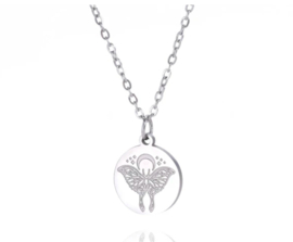 Charm necklace ''magic butterfly'' gold/silver