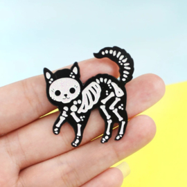 Pin ''skelet cat''