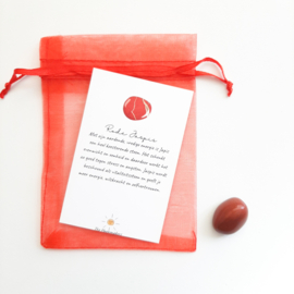 Gemstone in a bag ''red jaspis''