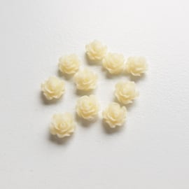 Mini bloementjes ''light yellow'' 10 stuks