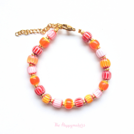 Handmade bracelet ''colorful mixed beads''