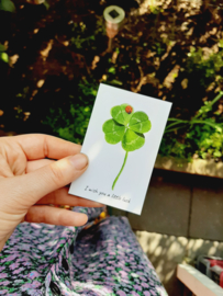 Mini card ''little luck''