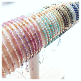 Gemstone bracelets two stones ''lapis lazuli''