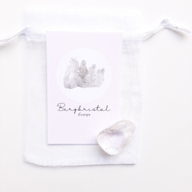 Gemstone in a bag ''rock cristal''