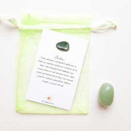 Gemstone in a bag ''jade''