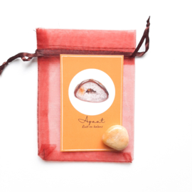 Gemstone in a bag ''agate''