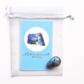 Gemstone in a bag ''labradorite''