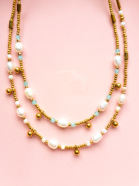 Ketting schelpkralen ✧Myrthe✧