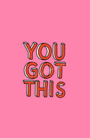 Mini card ''you got this''