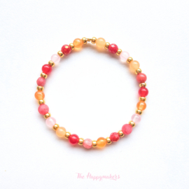 Handmade kids bracelet ''colorful mixed beads''