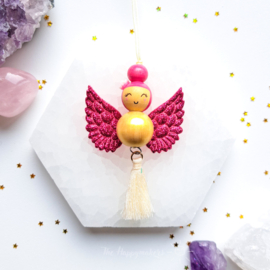 Lucky doll ''angel'' pink & gold