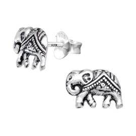 Ear studs ''olifant'' 925 silver