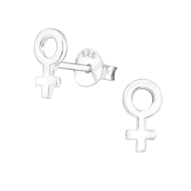 Ear studs ''female'' 925 silver