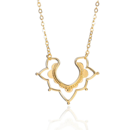 Charm necklace ''boho'' gold/silver