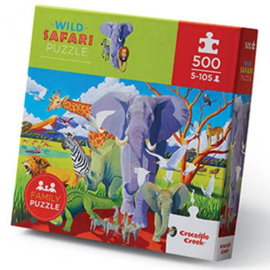 Crocodile Creek - Puzzel Wild Safari (500 st)