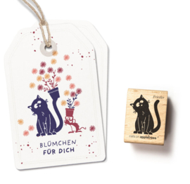 Cats on Appletrees - Stempel Kat Frieder