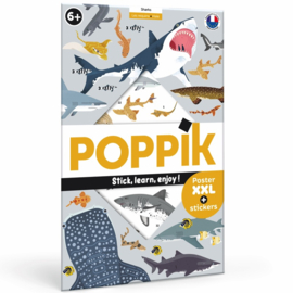 Poppik - Stick, Learn and Enjoy: Haaien