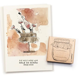 Cats on Appletrees - Stempel Jampot (3)