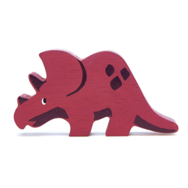 Tender Leaf Toys - Houten Triceratops - 11 cm