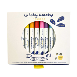 Jaq Jaq Bird - Wishy Washy Marker Mini's (12 stuks)